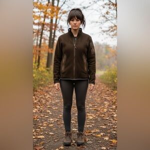 Arc'teryx Covert Brown Fleece Polartec Full Zip Women's Size Medium